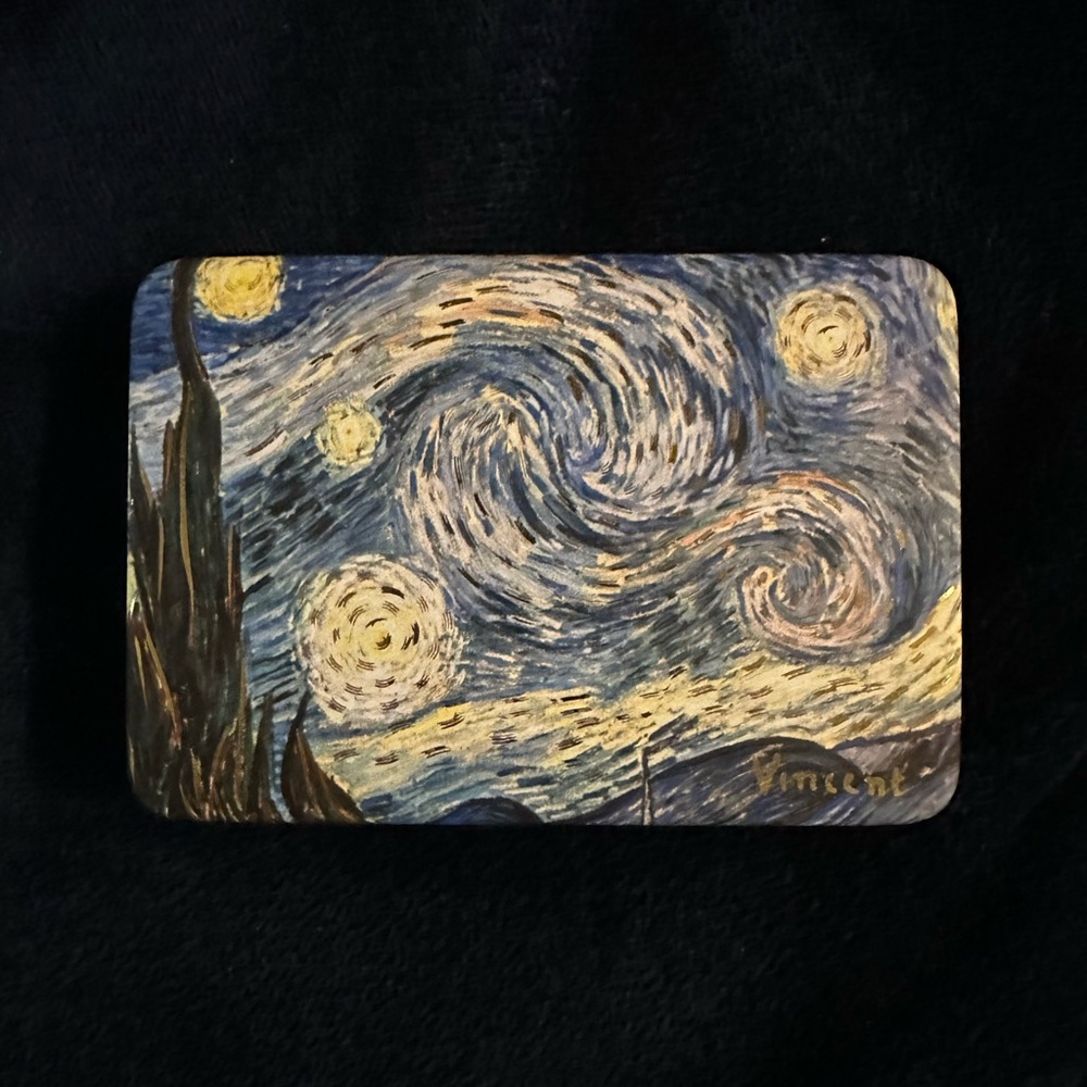 Starry Night Art-Inspired Clutch